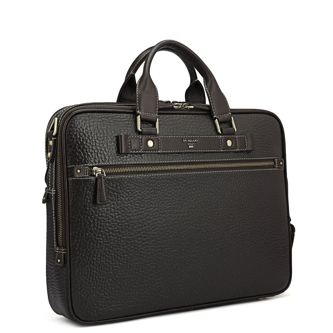 Bub Leather Laptop Bag - Brown