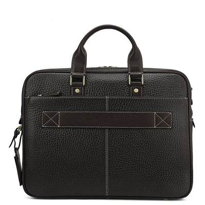 Bub Leather Laptop Bag - Brown