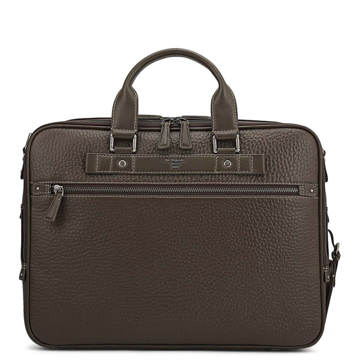 Bub Leather Laptop Bag - Taupe