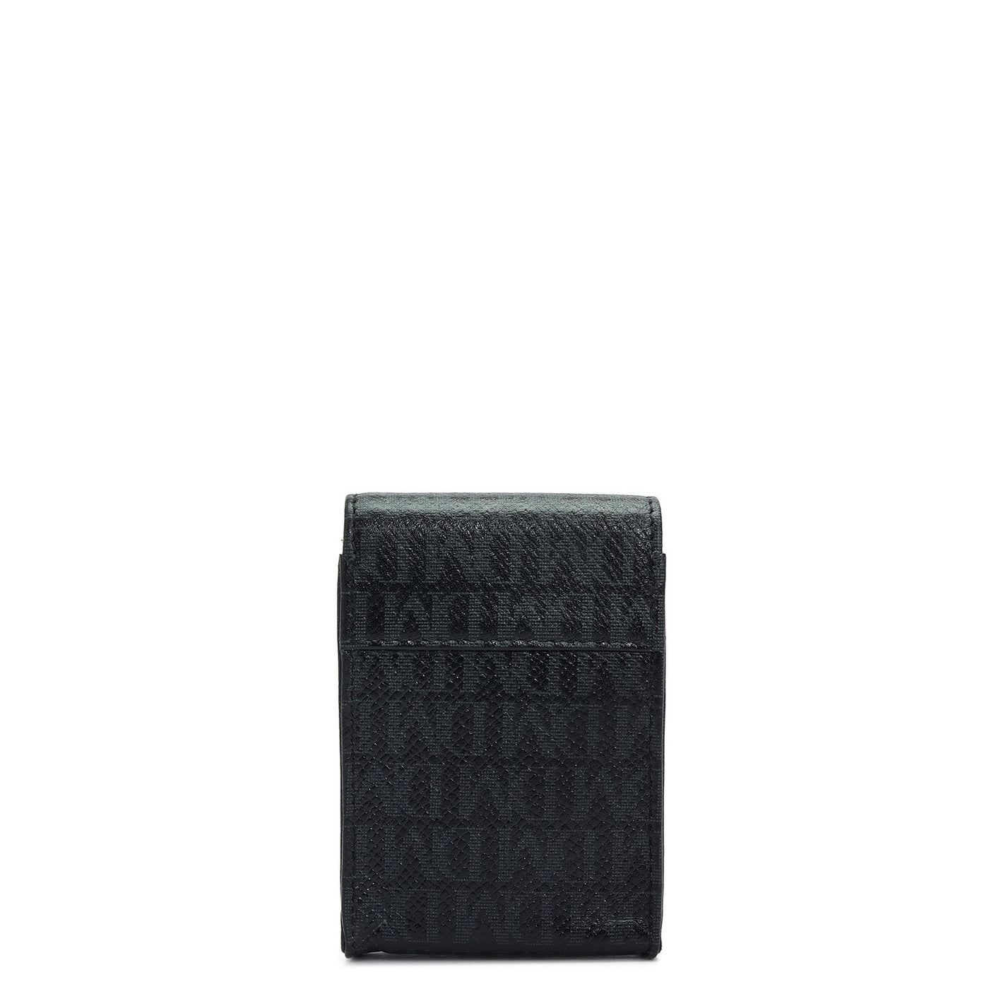 Monogram Leather Cigarette Case - Black