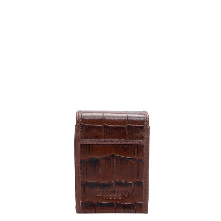 Croco Leather Cigarette Case - Date