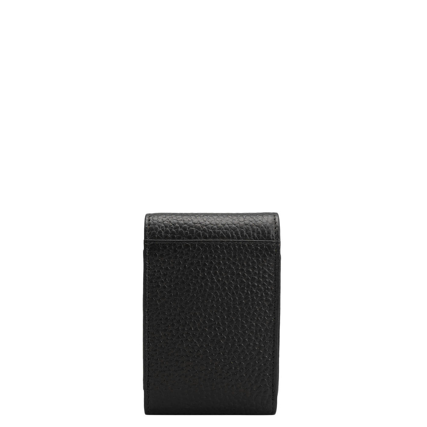 Wax Leather Cigarette Case - Black
