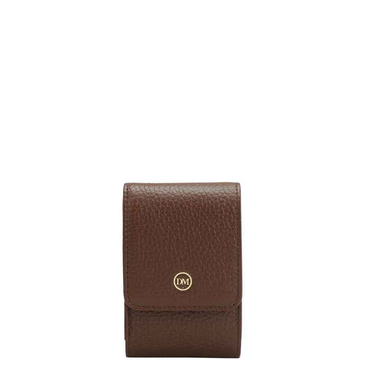 Wax Leather Cigarette Case - Espresso