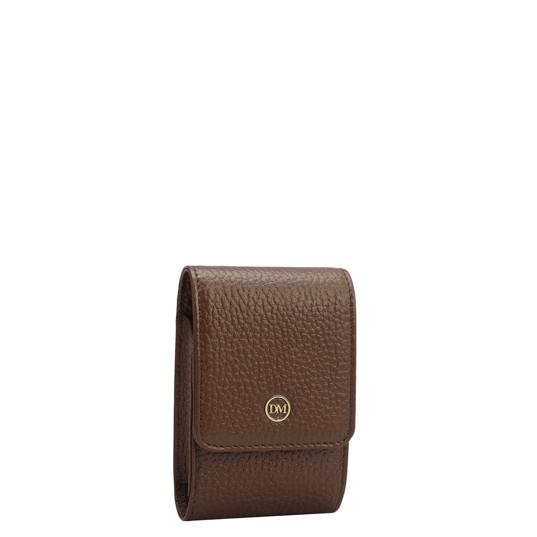 Wax Leather Cigarette Case - Espresso