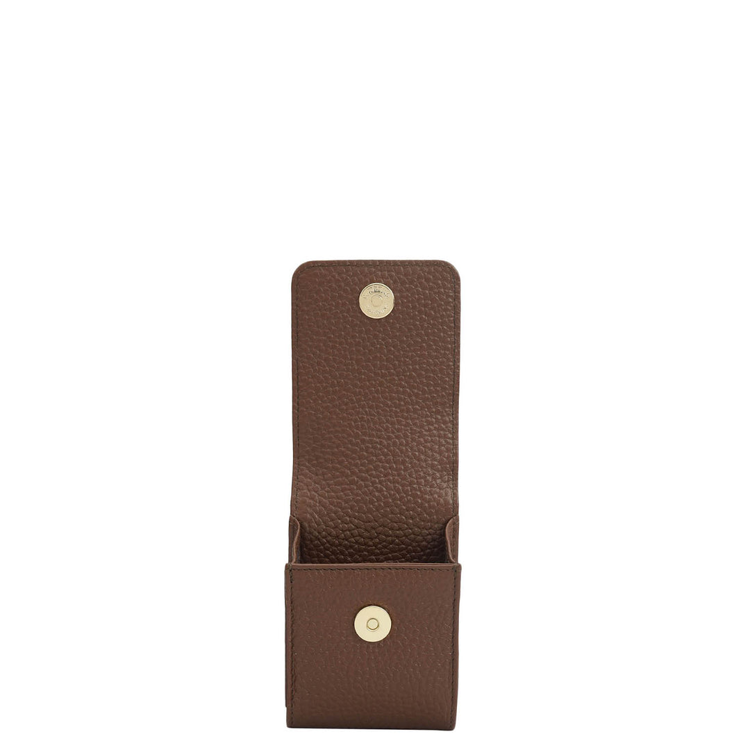 Wax Leather Cigarette Case - Espresso