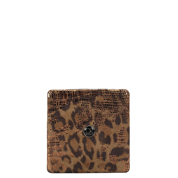 ITP Leather Leather Mirror - Brown & Beige