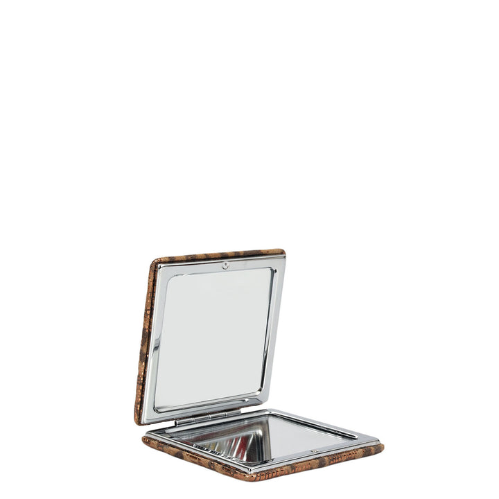 ITP Leather Leather Mirror - Brown & Beige