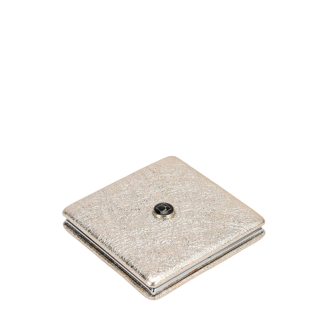 ITP Leather Leather Mirror - Silver