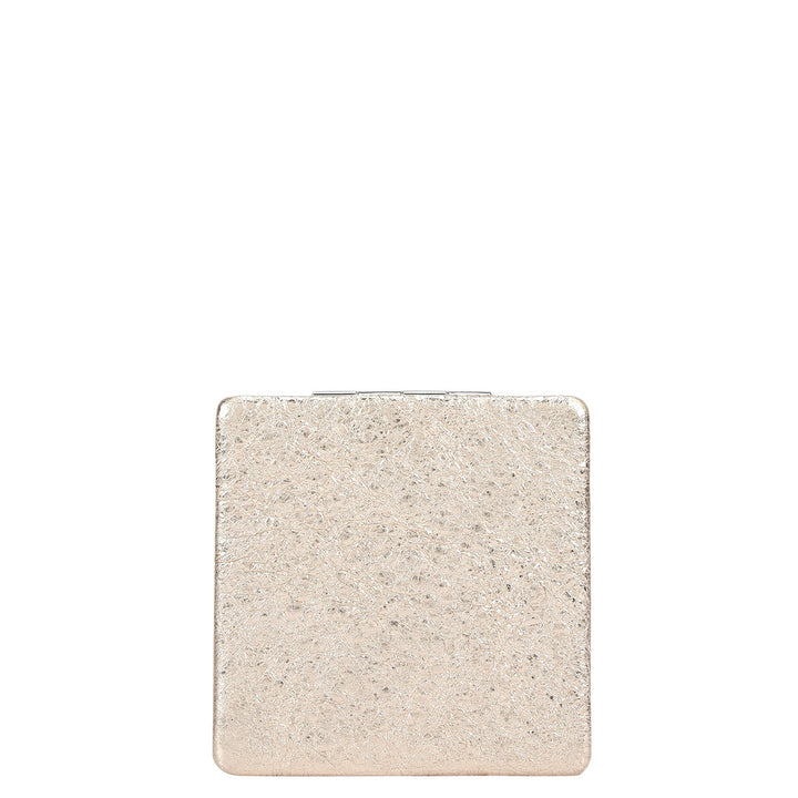 ITP Leather Leather Mirror - Silver