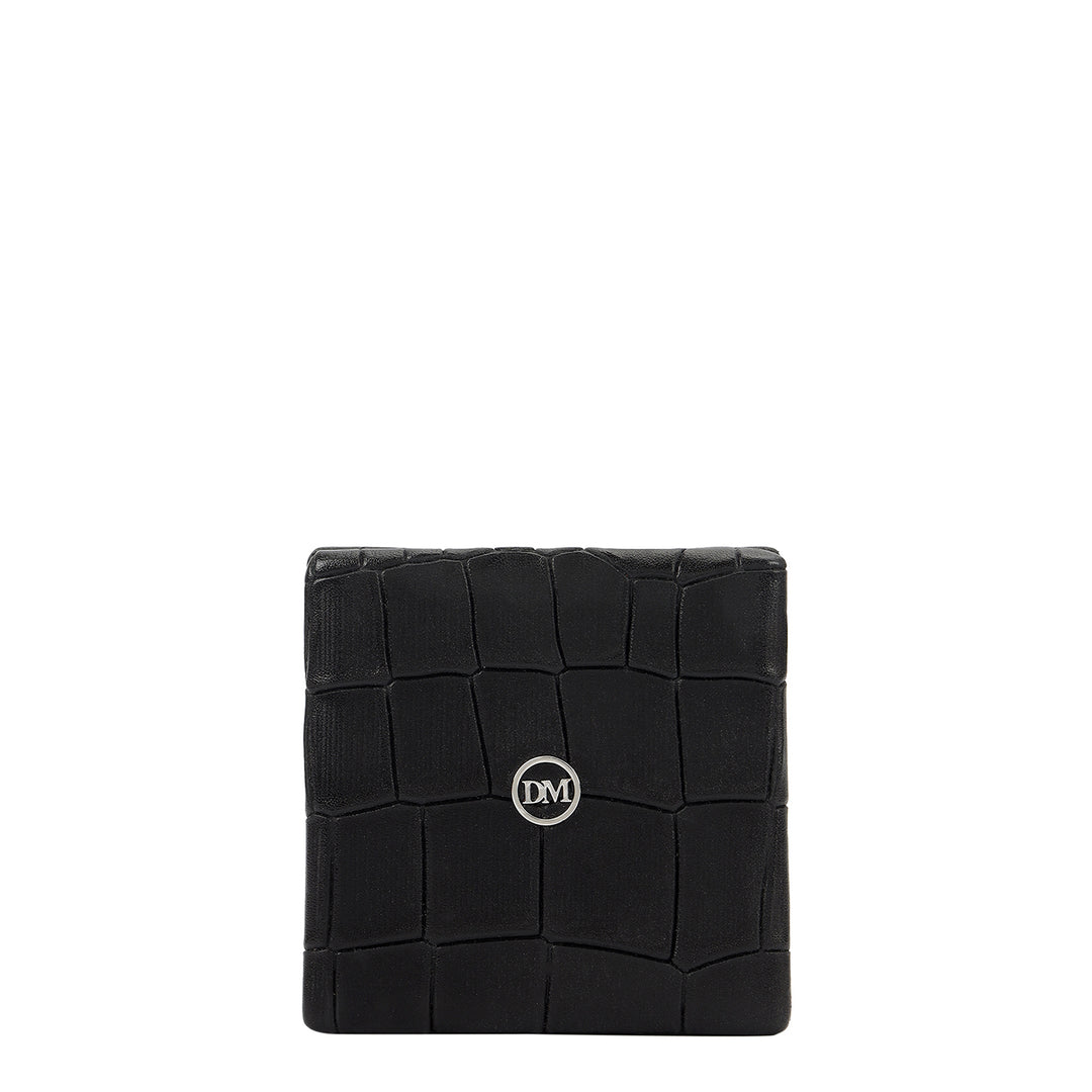 Classic Compact Pocket Mirror - Black