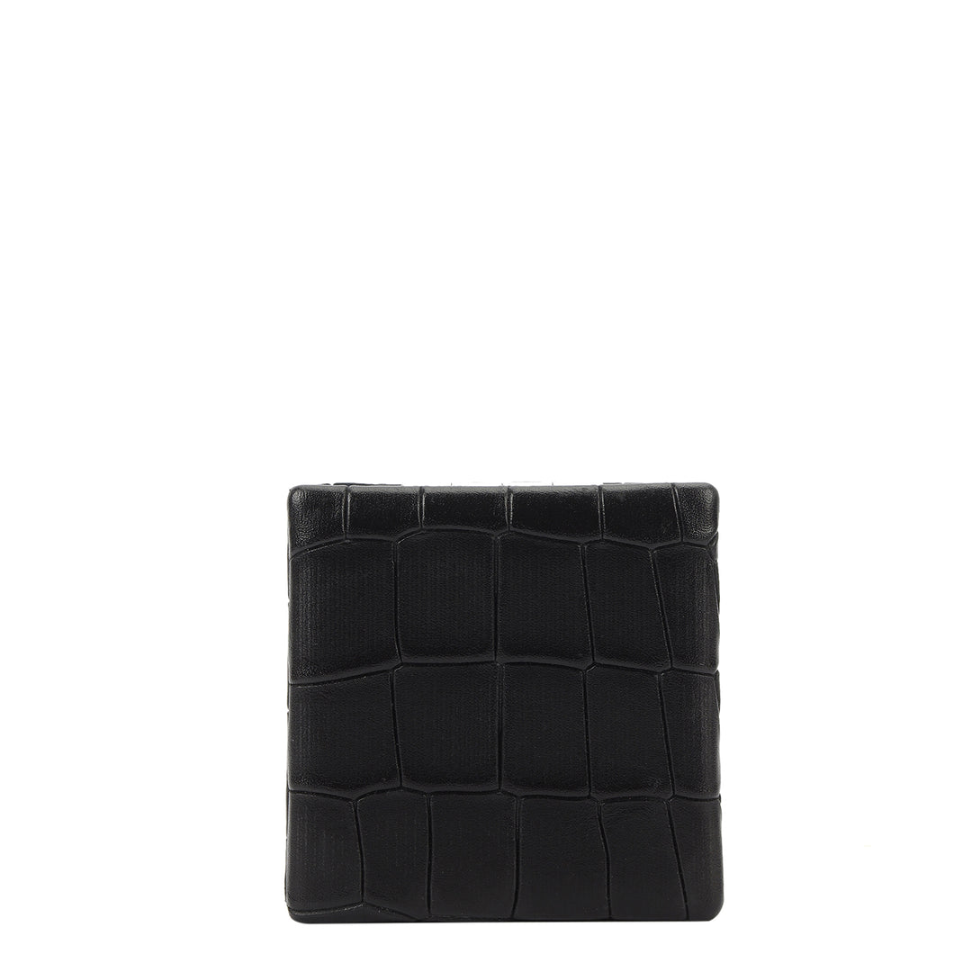 Classic Compact Pocket Mirror - Black
