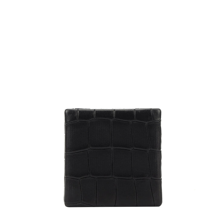 Classic Compact Pocket Mirror - Black