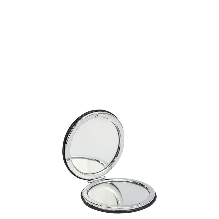 Franzy Leather Leather Mirror - Black