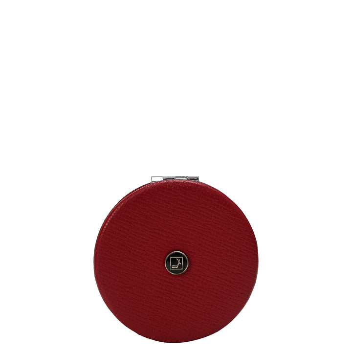 Franzy Leather Leather Mirror - Cherry