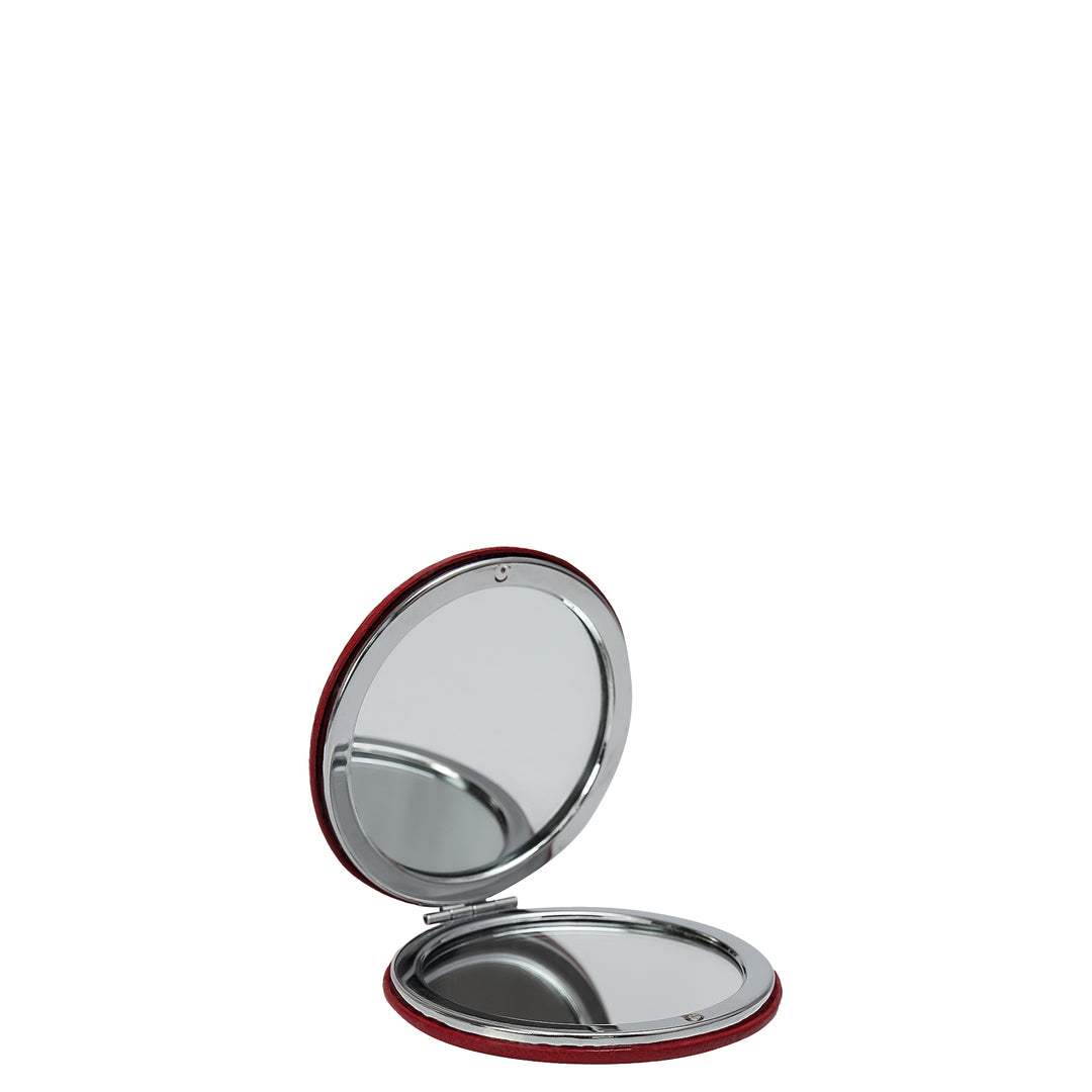 Franzy Leather Leather Mirror - Cherry