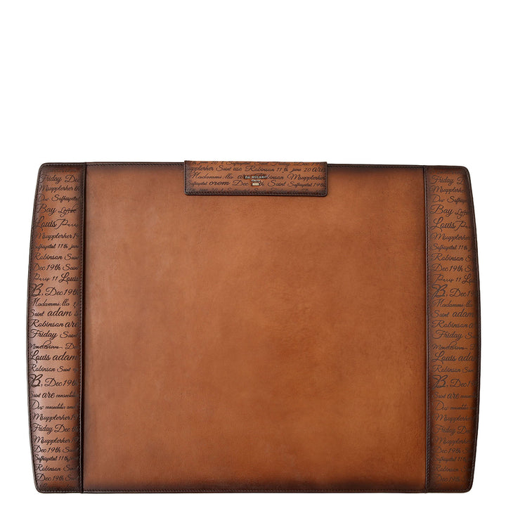 Signato Leather Desk Top Set - Cognac