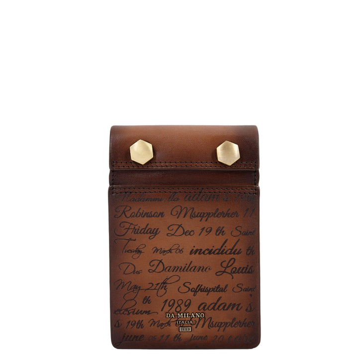 Signato Leather Desk Top Set - Cognac