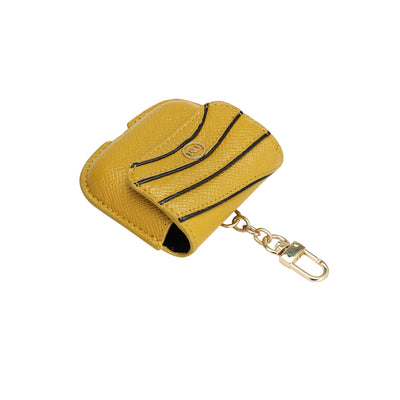 Franzy Leather Earpod Case - Mustard