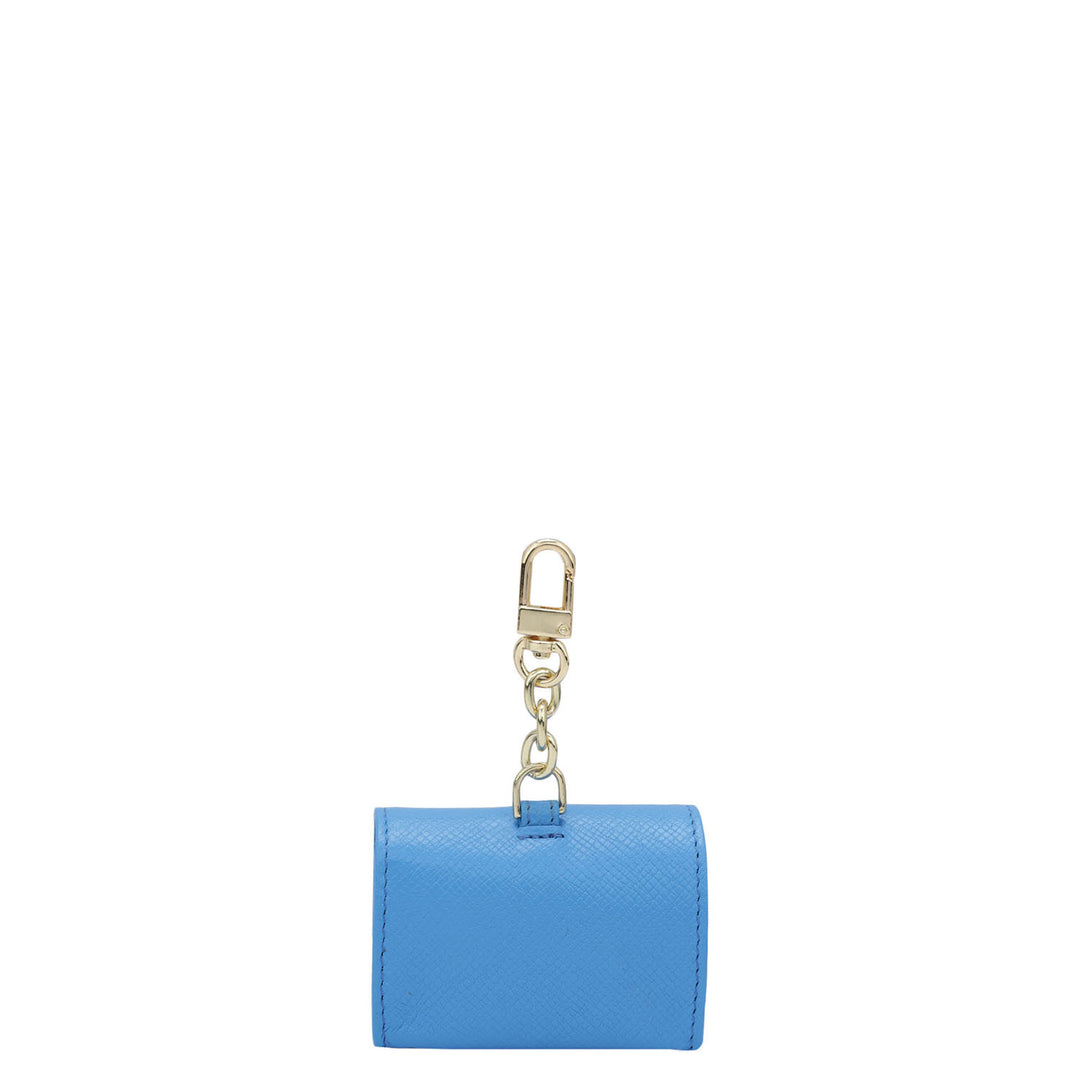 Franzy Leather Earpod Case - Blue