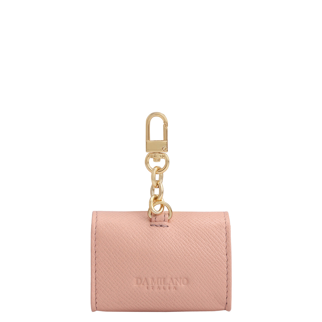 Franzy Leather Earpod Case - Peach