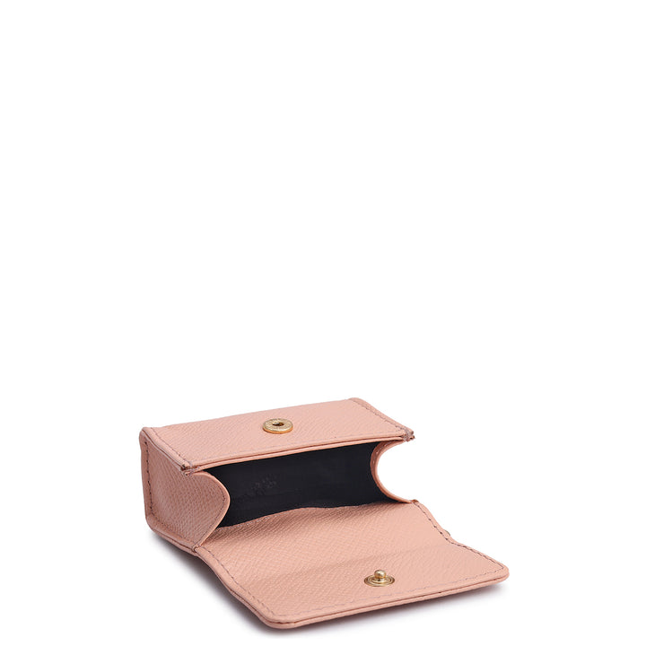 Franzy Leather Earpod Case - Peach