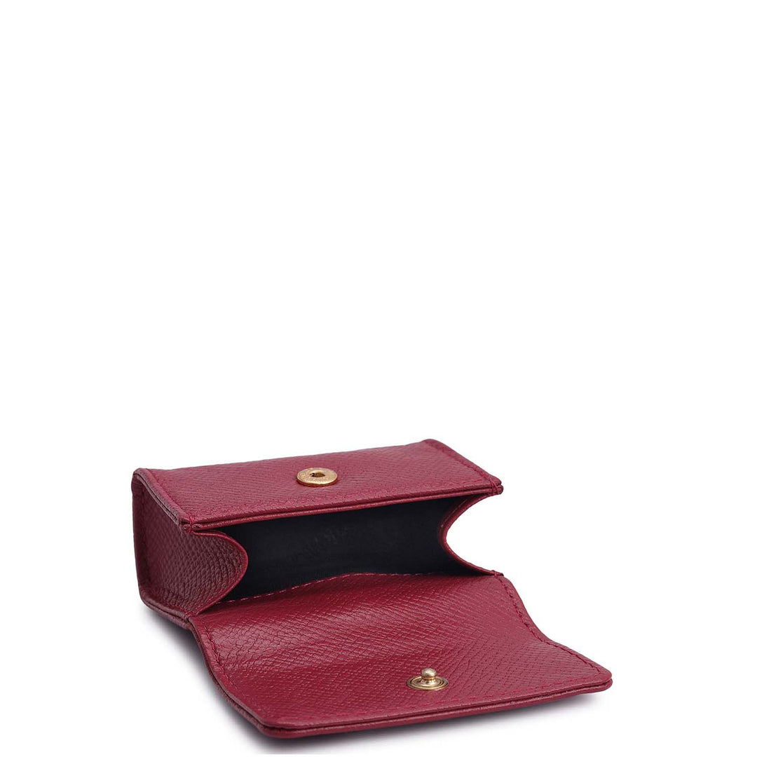 Franzy Leather Earpod Case - Plumberry