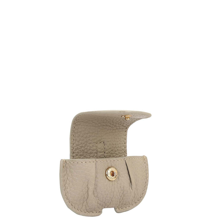 Wax Leather Earpod Case - Khaki