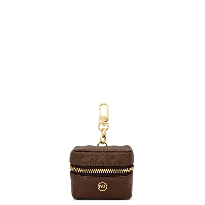Franzy Leather Earpod Case - Walnut
