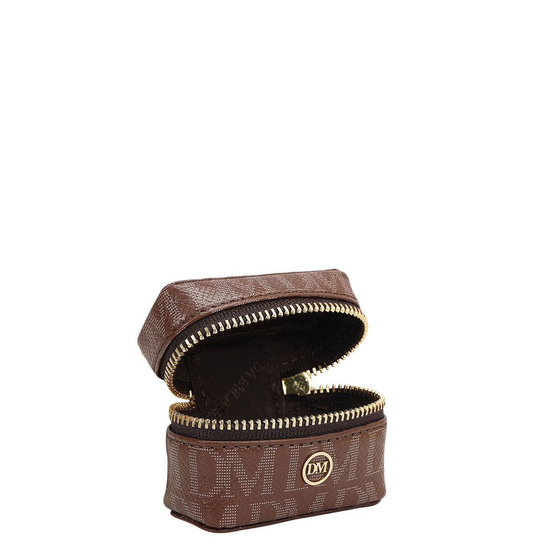 Monogram Franzy Leather Earpod Case - Date