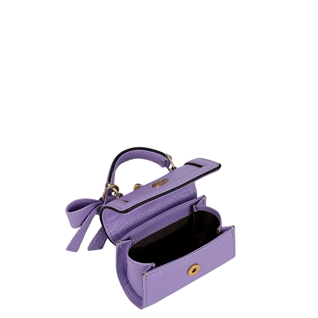 Franzy Leather Earpod Case - Purple Haze