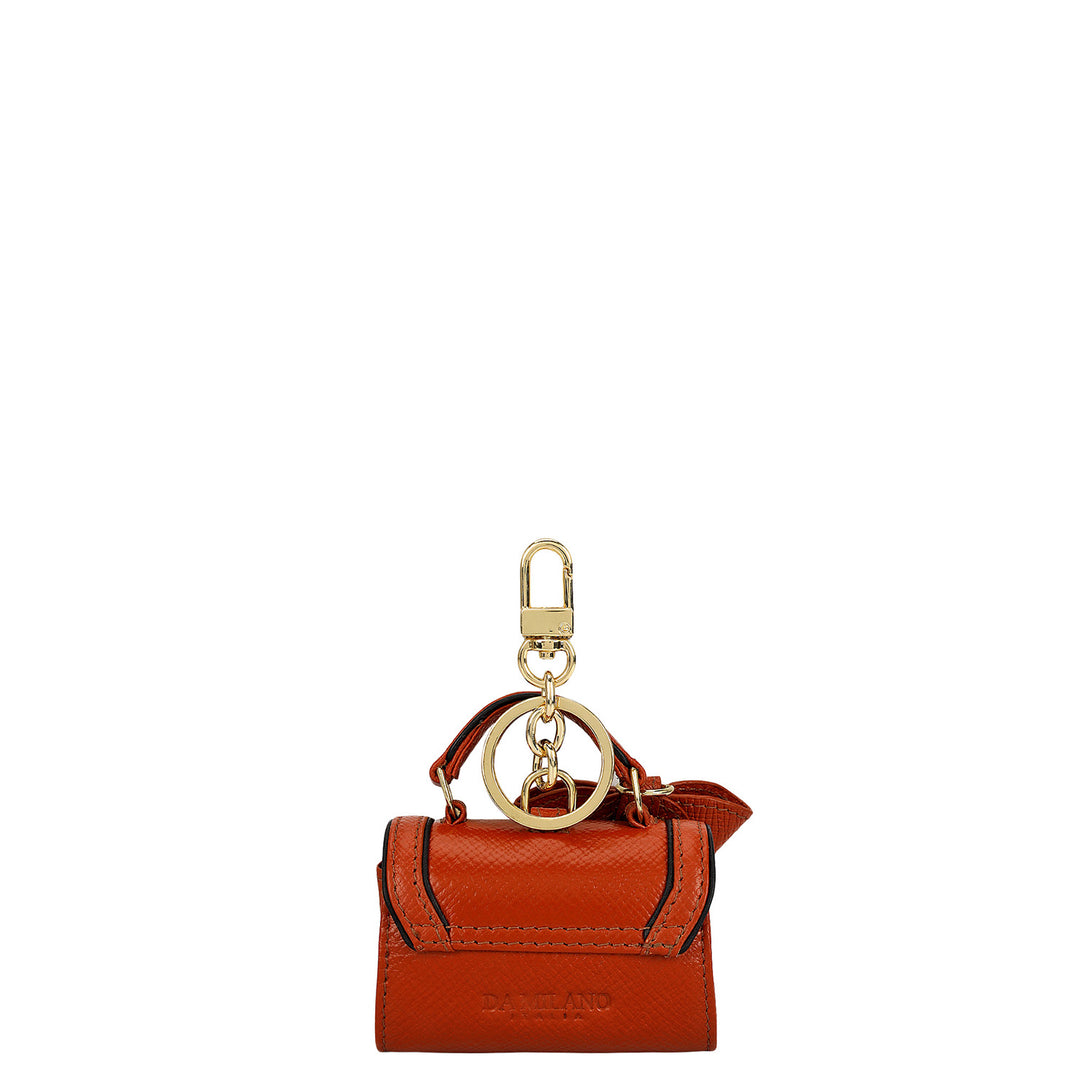 Franzy Leather Earpod Case - Rust