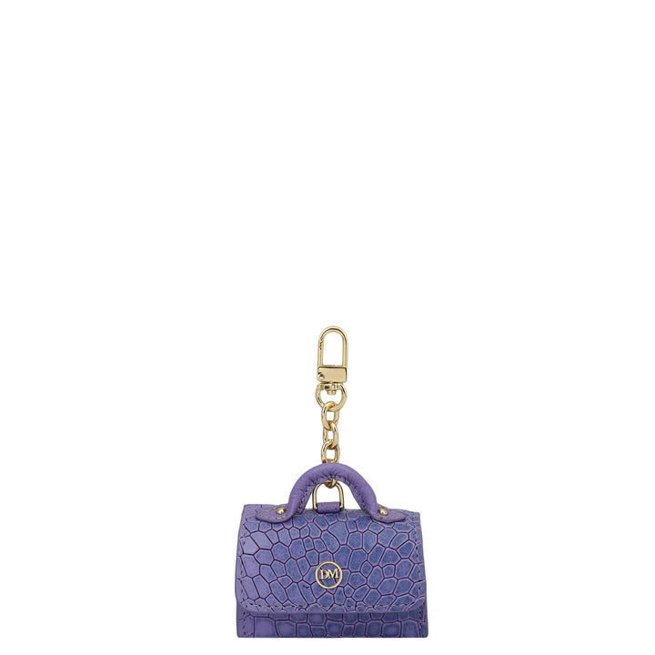 Croco Leather Earpod Case - Purple Haze