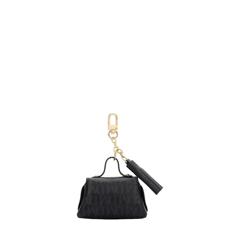 Monogram Leather Earpod Case - Black