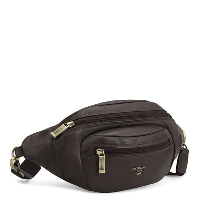 Wax Leather Multi Pouch - Brown
