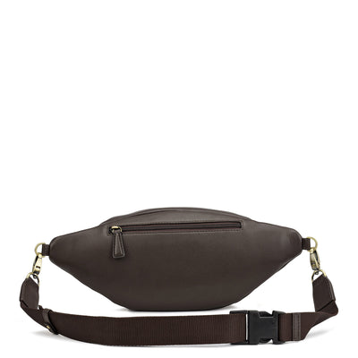 Wax Leather Multi Pouch - Brown