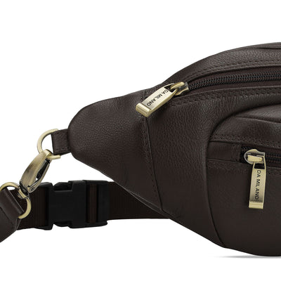 Wax Leather Multi Pouch - Brown