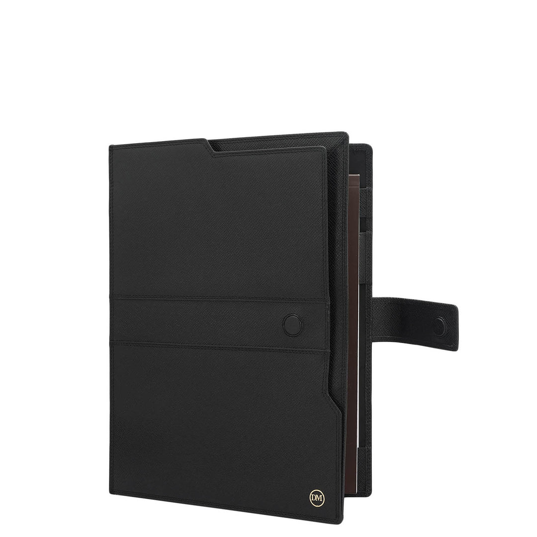 Franzy Leather Folder - Black