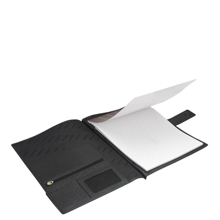 Franzy Leather Folder - Black