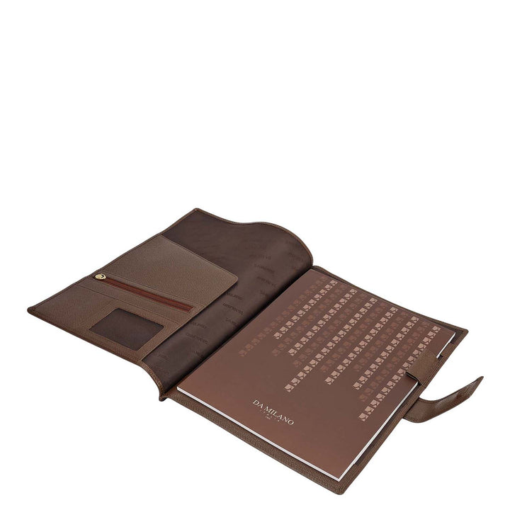 Franzy Leather Folder - Walnut