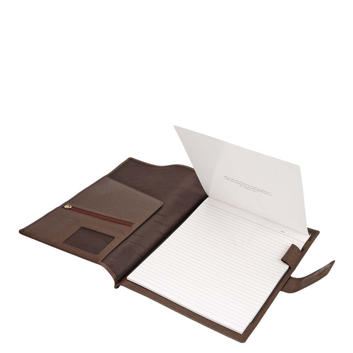 Franzy Leather Folder - Walnut
