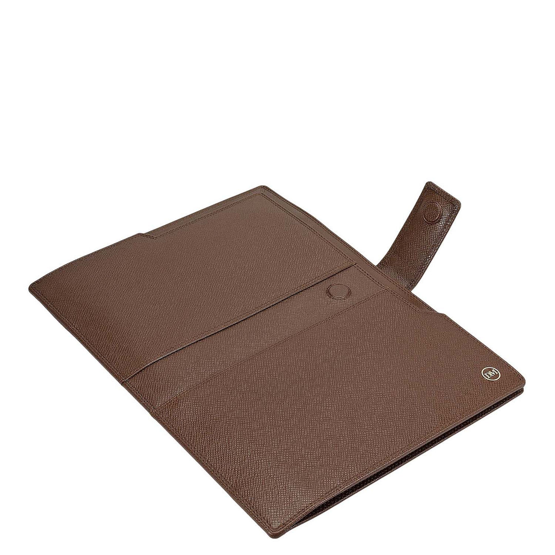 Franzy Leather Folder - Walnut