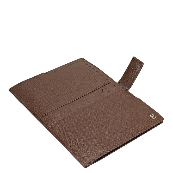 Franzy Leather Folder - Walnut