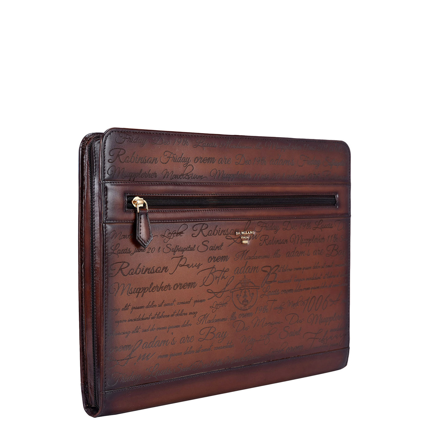 Signato Leather Folder - Cognac