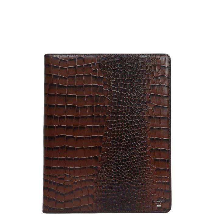 Croco Leather Folder - Date