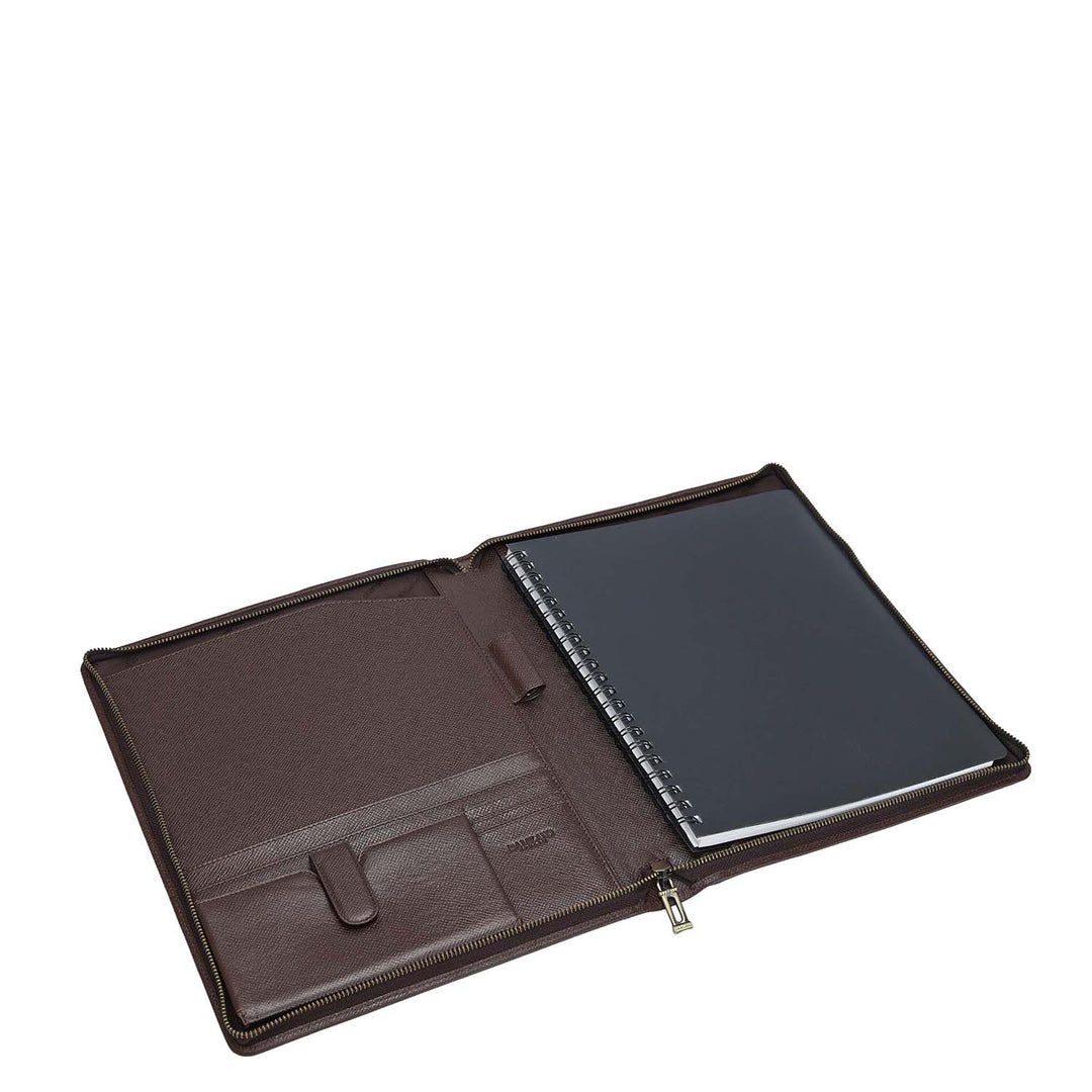Croco Leather Folder - Date
