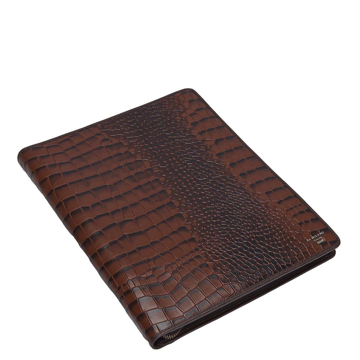 Croco Leather Folder - Date