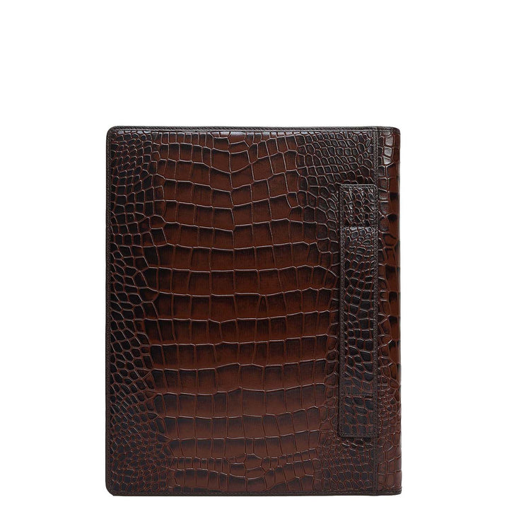 Croco Leather Folder - Date