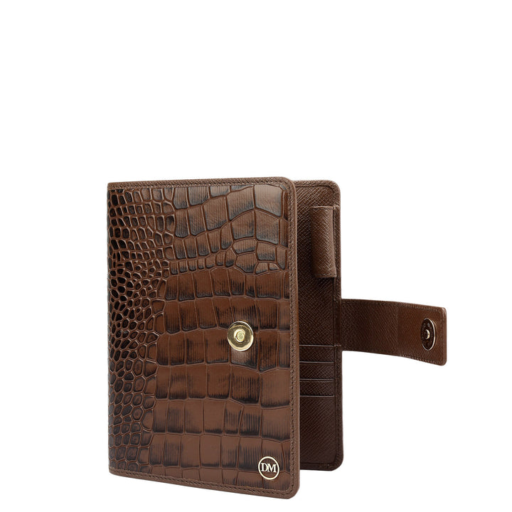 Croco Leather Filo Fax - Date