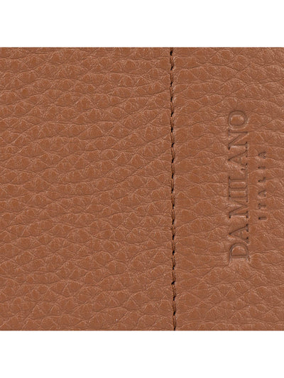 Wax Leather Mens Wallet - Cognac