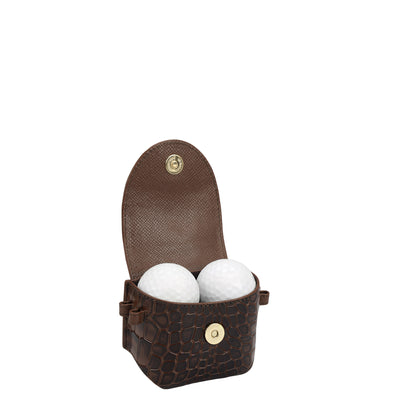 Croco Leather Golf Ball - Date